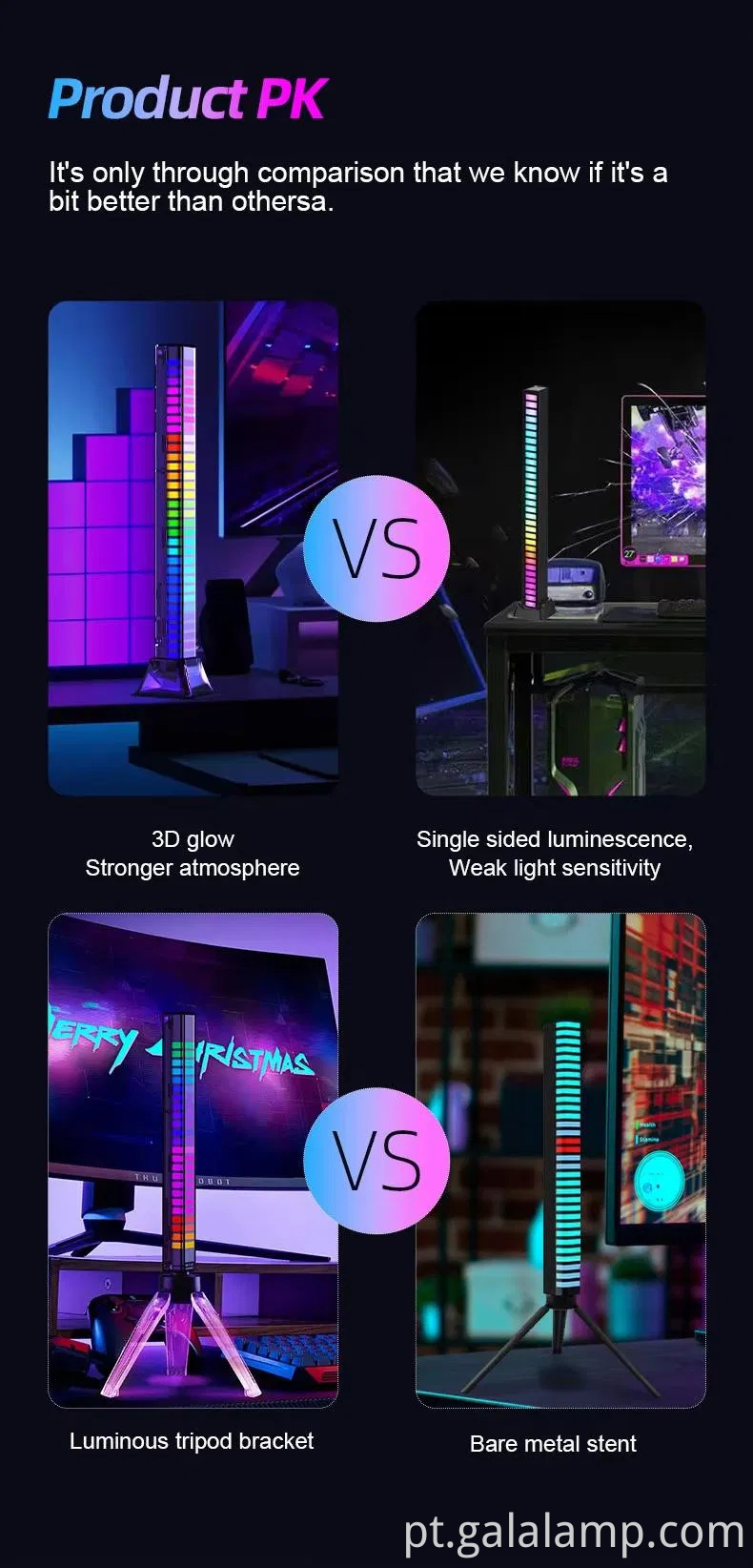 Luz ambiente de carro controlado por aplicativo inteligente com efeitos de ritmo